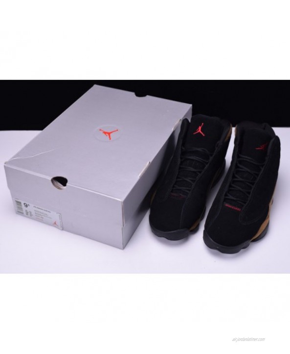 Cheap Air Jordan 13 Olive Black/True Red-Light Olive 414571-006 Free Shipping